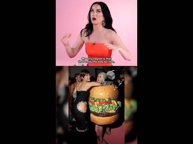 Katy Perry on her favorite Met Gala look👀🍔 #metgala #shorts #katyperry