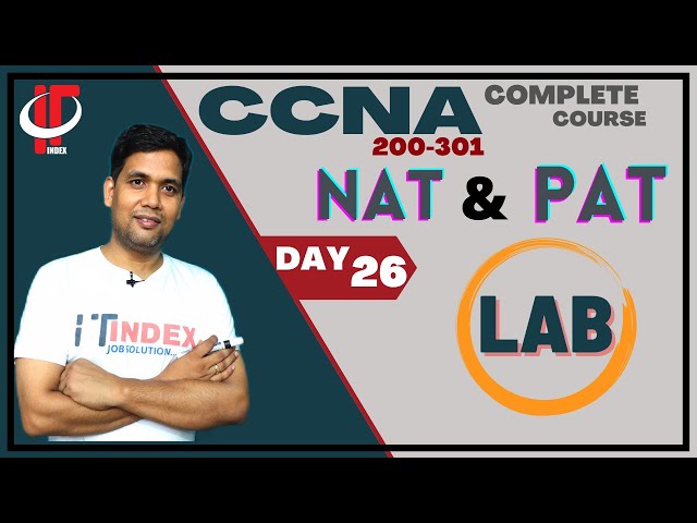 NAT & PAT Lab  |  Static NAT | Dynamic NAT | PAT  |  CCNA