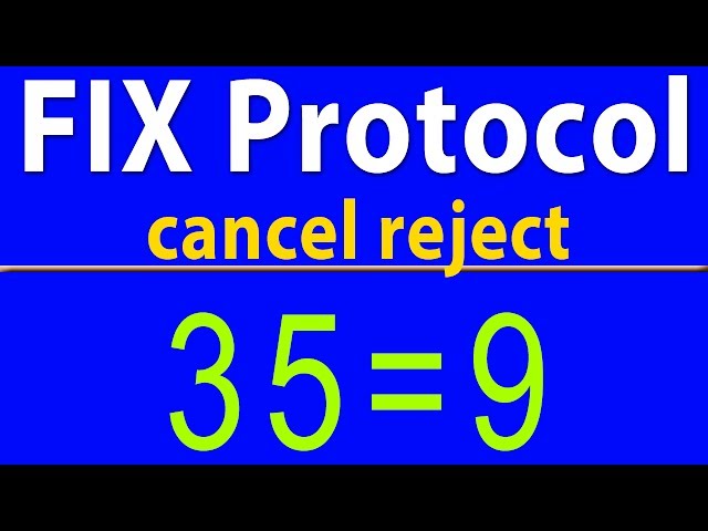 FIX Protocol: Cancel reject analysis/troubleshooting