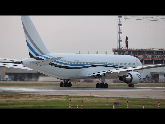 Mark Cuban and His Private Boeing 767 Dallas Mavericks Owner and Team On to Washington at Love Field