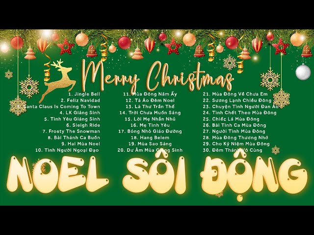 Nhạc Noel Sôi Động Hay Nhất 2024 - Top 20 Bài Hát Nhạc giáng Sinh Tiếng Anh Hải Ngoại Hay Nhất