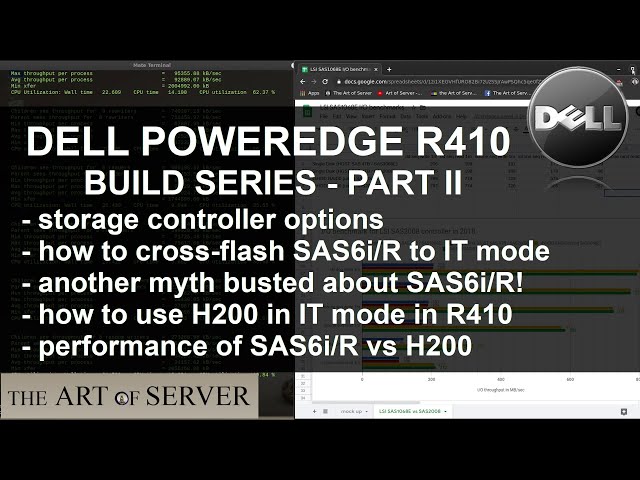 Dell PowerEdge R410 build PART 2 | storage controller options