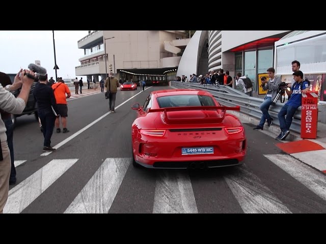 Porsche 991 GT3 INVASION in Monaco