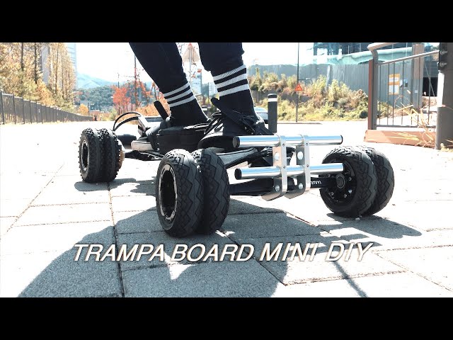 #96 Trampa board mini DIY test ride