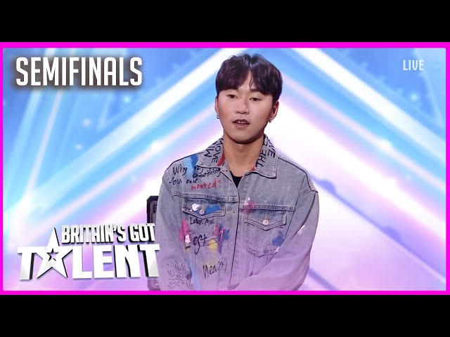 Junwoo: Magician Leaves Judges In Awe With Musical Cards!🇰🇷 | Semi Finals Britain's Got Talent 2022