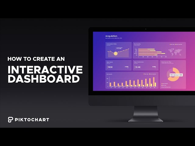 How to Create an Interactive Dashboard | Piktochart Tutorial