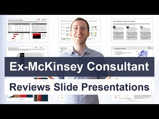 Consulting Presentation Tips from former McKinsey Consultant
