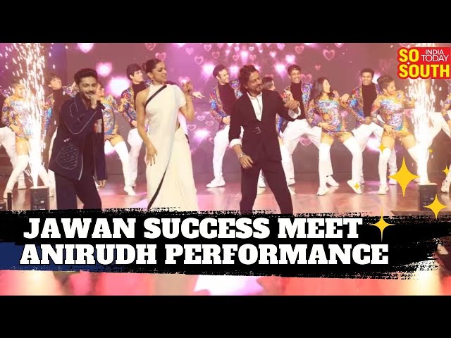Anirudh Performance | Jawan Success Celebration | Shahrukh Khan, Deepika Padukone, Atlee| SoSouth