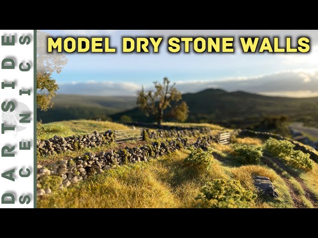 Model dry stone walls