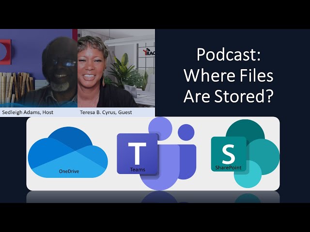 EBusiness Podcast: Storing Files on OneDrive, Teams, and SharePoint