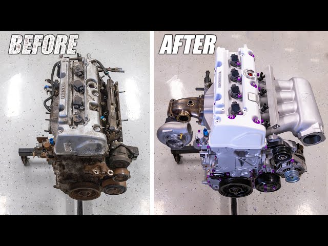 Transforming this Slow K24Z into a RWD Beast! *FULL TRANSFORMATION*