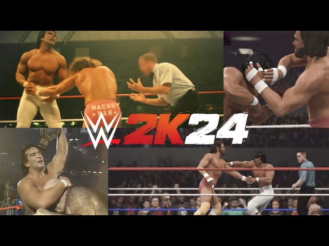 WWE 2K24 WRESTLEMANIA SHOWCASE | "MACHO MAN " RANDY SAVAGE VS RICKY STEAMBOAT| WRESTLEMANIA III