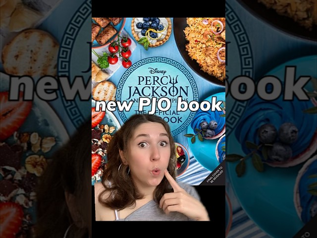 Official Percy Jackson Cookbook! Will you buy it? #percyjackson #booktube #pjo #unclaimeddemigod
