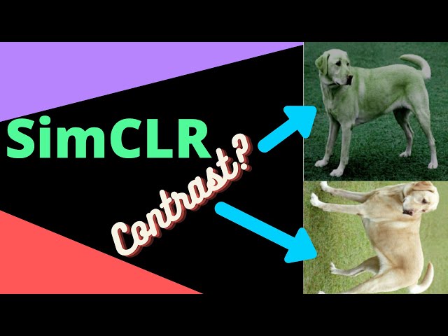 Contrastive Learning of visual representations - SimCLR (paper illustrated)