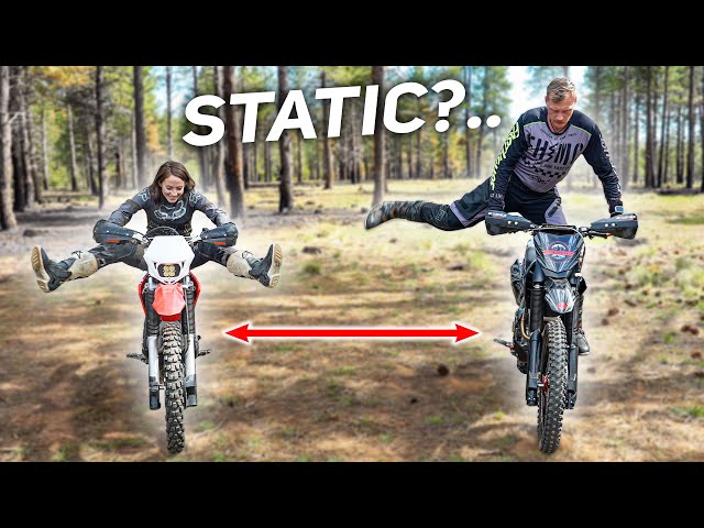 Does This Dirt Bike Trend Actually Help?  - Couples Static Challenge!