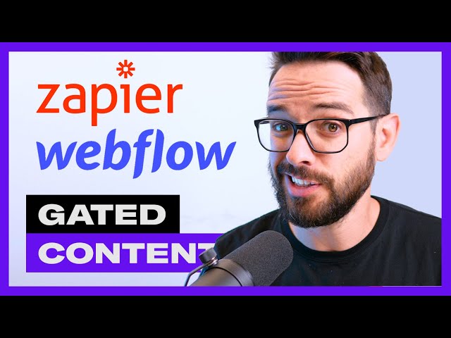 Webflow + Zapier: Gated Downloadable Content