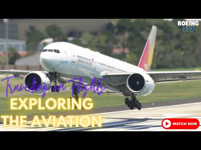 EMERGENCY Aeroplane Flight Landing!! Asiana Airlines Boeing 777 Landing at Mumbai Airport