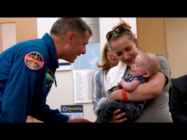 NASA Astronaut Visits C.S. Mott Children's Hospital