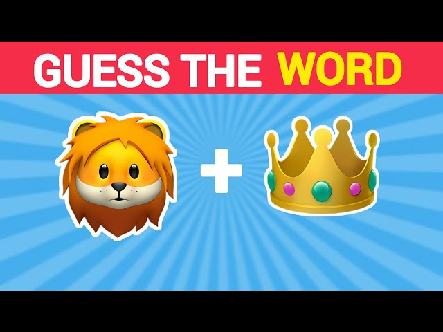 Can You Guess The Word By The Emoji? 🤔 | Word Quiz