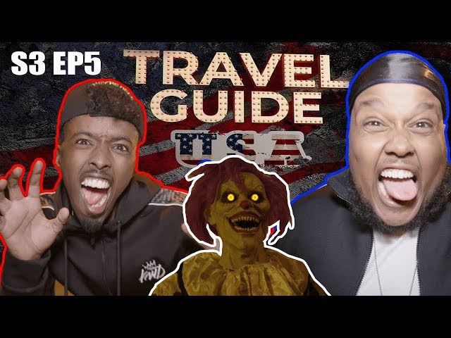 ROAD TO KSI: CHUNKZ AND AJ GO GHOST HUNTING | TRAVEL GUIDE USA EP 5