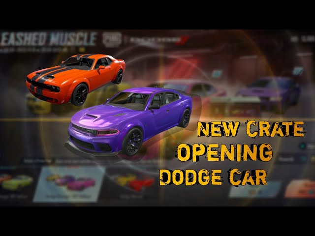 Lucky Crate Opening Dodge Car with 5k UC 🥶 | PUBG Mobile
