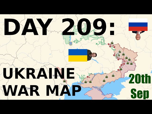 Day 209: Ukraine War Map