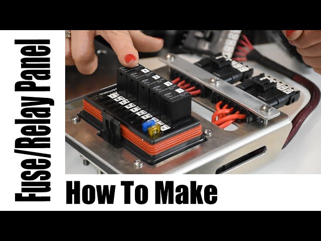 The Best Way To Make A Relay/ Fuse Panel, Automotive Wiring