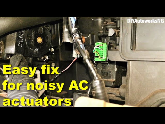 Fix noisy AC actuators on 2003 - 2007 Accord