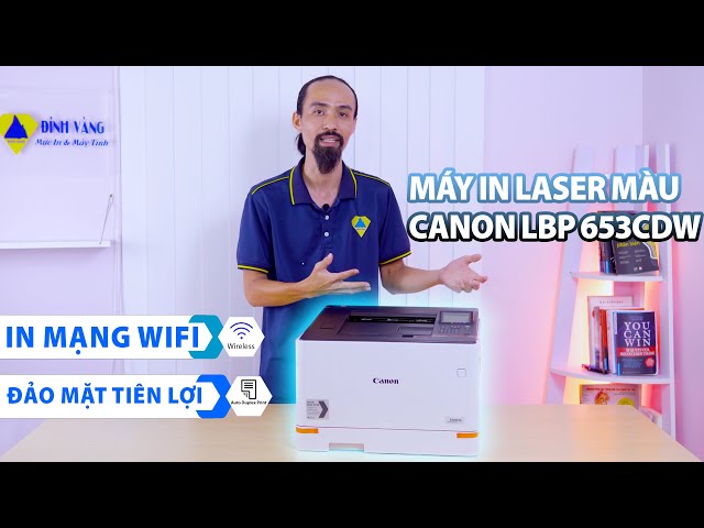 Đánh giá chi tiết: Máy in Laser Màu Canon LBP653cdw - In đảo mặt A4, Wifi, USB