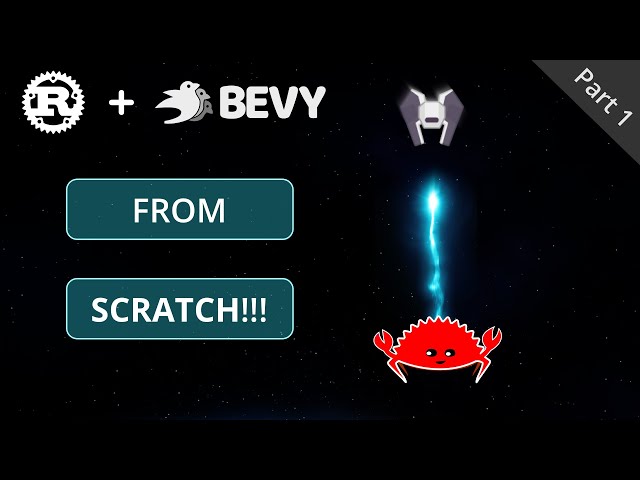 Rust Bevy Tutorial 1/3 - GameDev from Scratch!!!