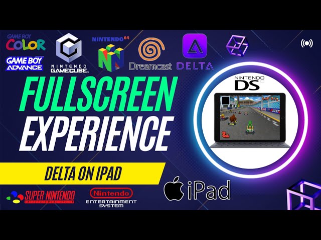 How to make Delta FULLSCREEN on iPad