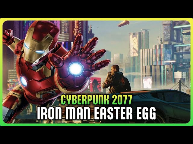 Cyberpunk 2077 - Iron Man Easter Egg