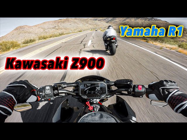 Pushing Limits On The Z900 | Chasing Yamaha R1
