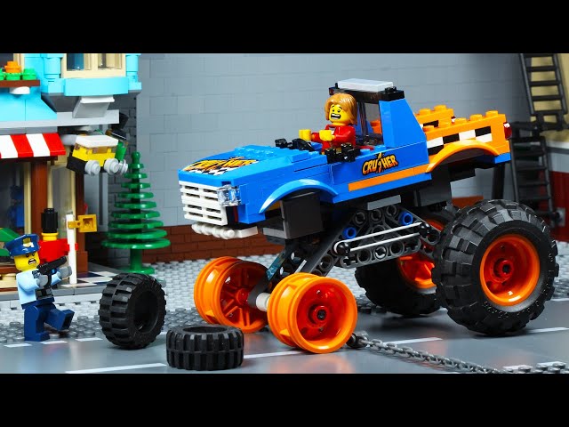 Lego City Monster Truck Police Crash