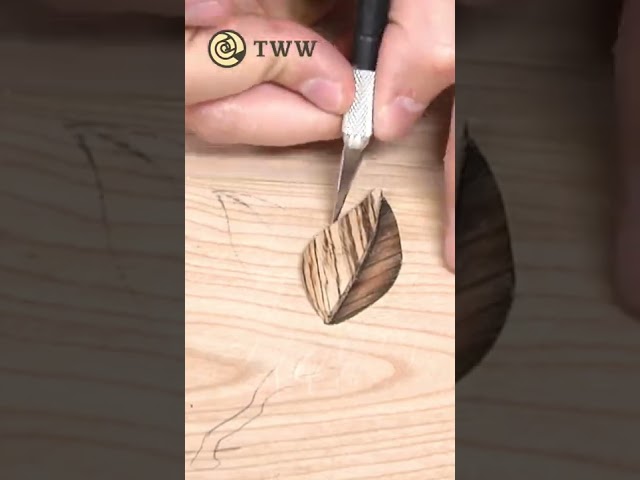 Wood Inlay Using a Router | #shorts