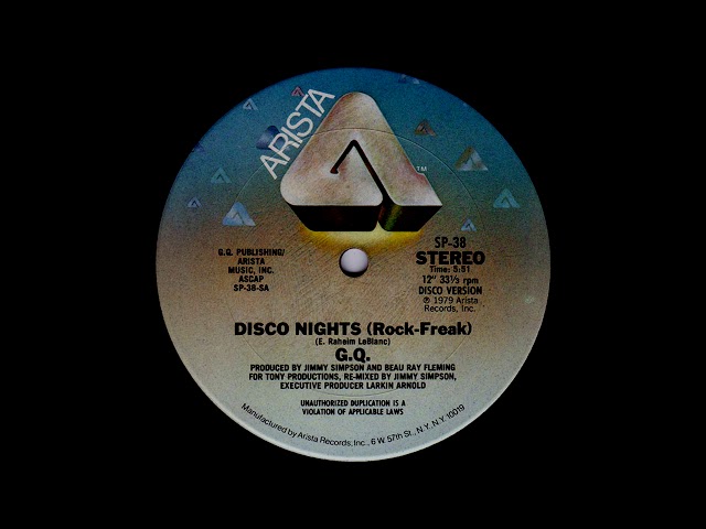 G.Q. - Disco Nights (Rock-Freak)