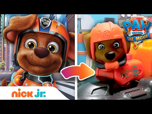 Guess the Rescue #3 w/ PAW Patrol Movie Pup Toys! | Nick Jr.