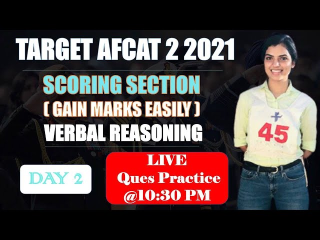 TARGET AFCAT 2 2021 Scoring Section | Verbal Reasoning | Insight SSB