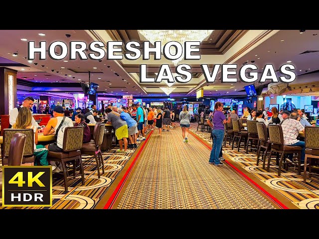 (4K HDR) Horseshoe Las Vegas Walkthrough - Sept 2023