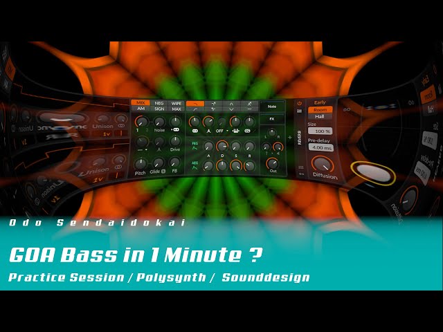 Howto GOA Bass in 1 Minute & "Happy murmelndes GOA Tier" | Bitwig & andere DAWs