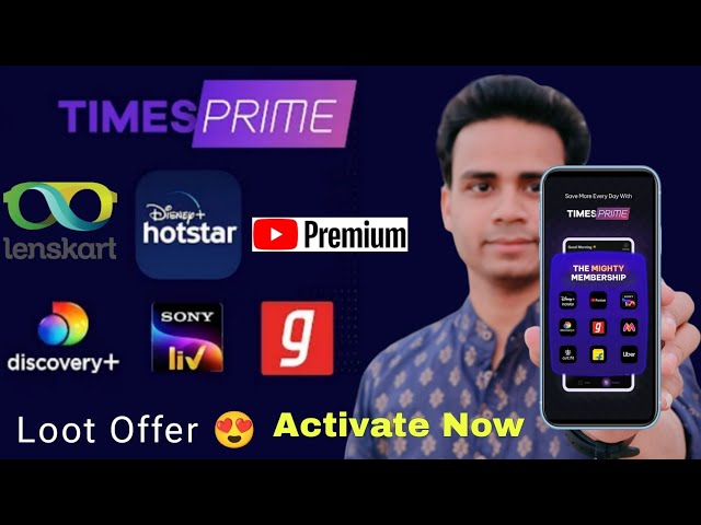 Times Prime Membership   | 20+ Subscriptions & 40+ Brand offers | Get upto Rs 500 OFF