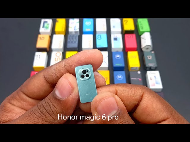 Honor Magic 6 pro miniature smart phone unboxing | Minibox