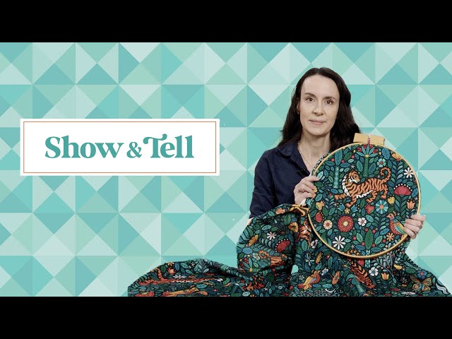 Missouri Star Show & Tell: Jackie's Inspiring Fabric & Embroidery Masterpieces