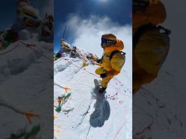 Mt. Everest : Situation at the top of the World   #shorts