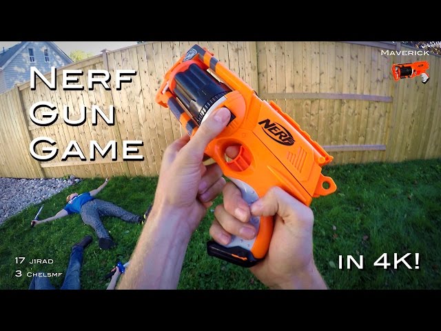 Nerf meets Call of Duty: Gun Game | First Person in 4K!