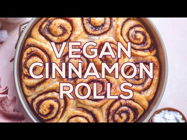 How to Make Vegan Cinnamon Rolls | Vegan Afternoon with Two Spoons