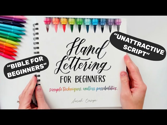 Lettering Amazon Reviews of Hand Lettering for Beginners