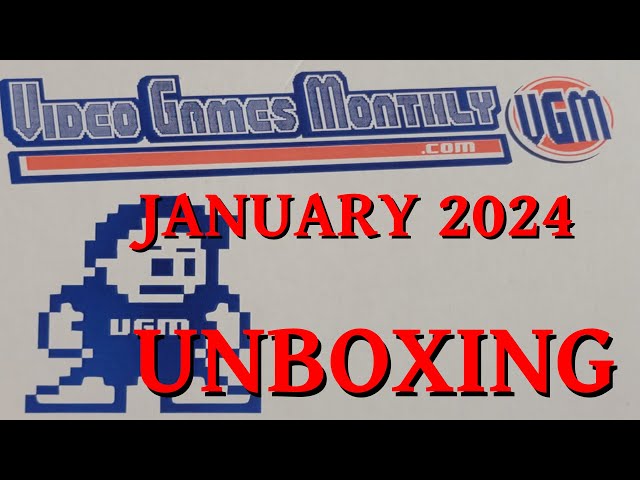 Video Games Monthly January 2024 Unboxing