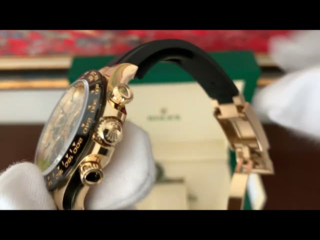 Unboxing Rolex Daytona 116518LN 18k gold watch 2022