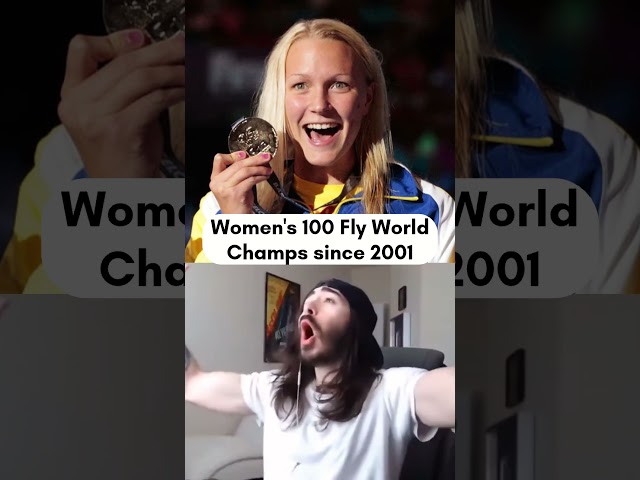 Every Women's 100m Butterfly World Champion since 2001 | #sports #swimming #AQUADoha2024